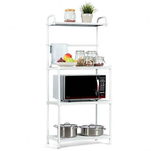 4-Tier Baker's Rack Stand Shelves Kitchen Storage Rack Organizer LuxuryLifeWay Online Store