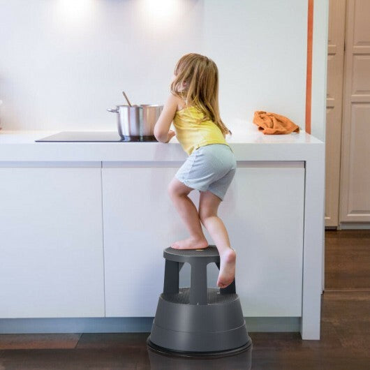 330 lbs Step Stool with Non-Slip Rubber Platform - Color: Black LuxuryLifeWay Online Store