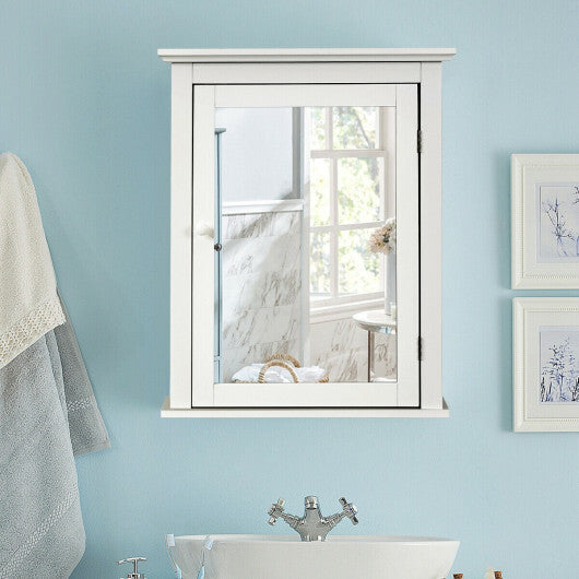 Bathroom Wall Mounted Storage Mirror Medicine Cabinet LuxuryLifeWay Online Store