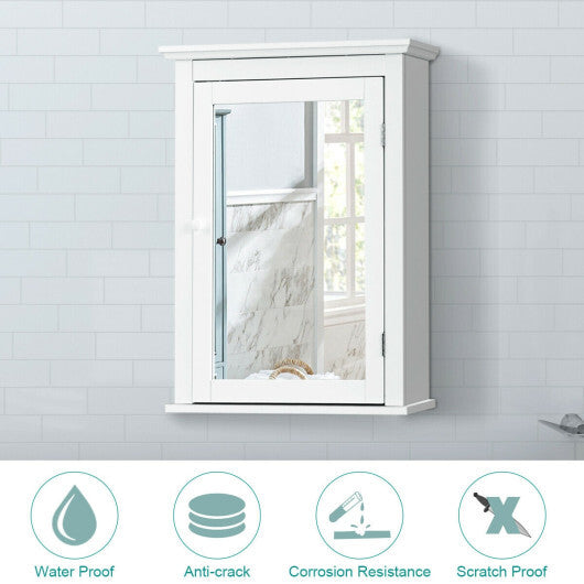 Bathroom Wall Mounted Storage Mirror Medicine Cabinet LuxuryLifeWay Online Store