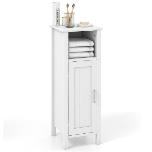 Bathroom Storage Organizer with 2-Tier Cabinet-Gray LuxuryLifeWay Online Store