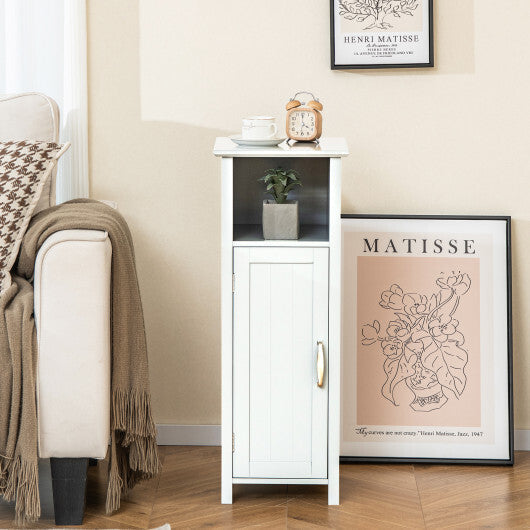 Bathroom Storage Organizer with 2-Tier Cabinet-Gray LuxuryLifeWay Online Store