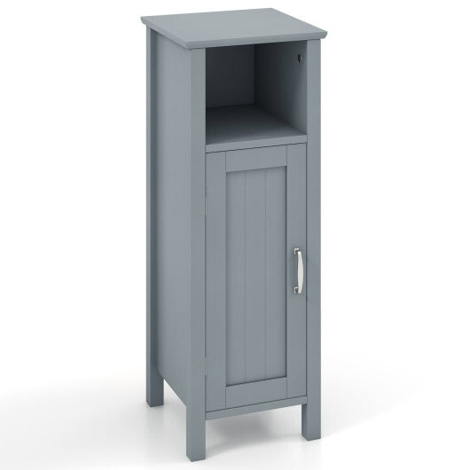 Bathroom Storage Organizer with 2-Tier Cabinet-Gray LuxuryLifeWay Online Store