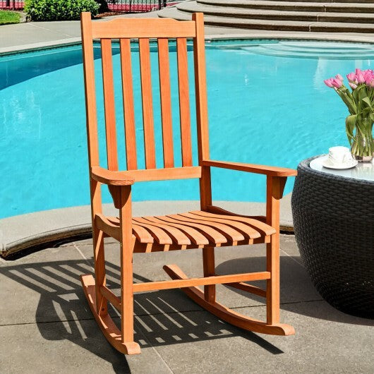 Outdoor Rocking Chair Single Rocker for Patio Deck LuxuryLifeWay Online Store