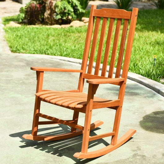 Outdoor Rocking Chair Single Rocker for Patio Deck LuxuryLifeWay Online Store