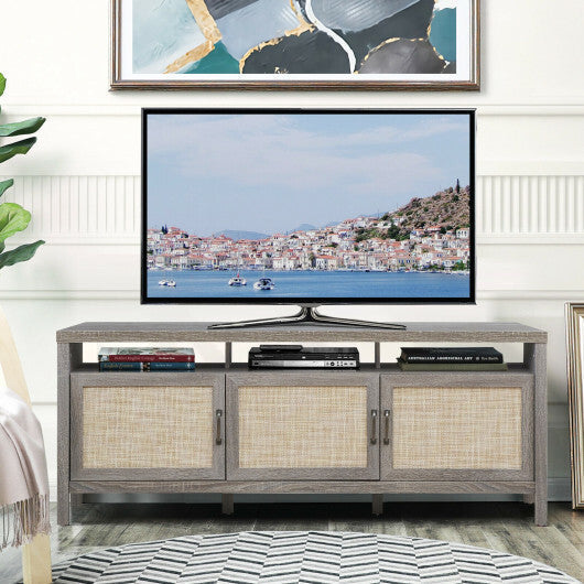 Universal TV Stand Entertainment Media Center for TV's up to 65 Inch-Gray LuxuryLifeWay Online Store