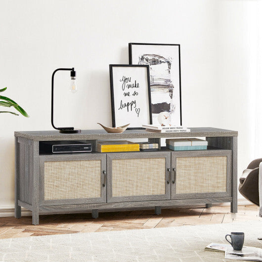 Universal TV Stand Entertainment Media Center for TV's up to 65 Inch-Gray LuxuryLifeWay Online Store
