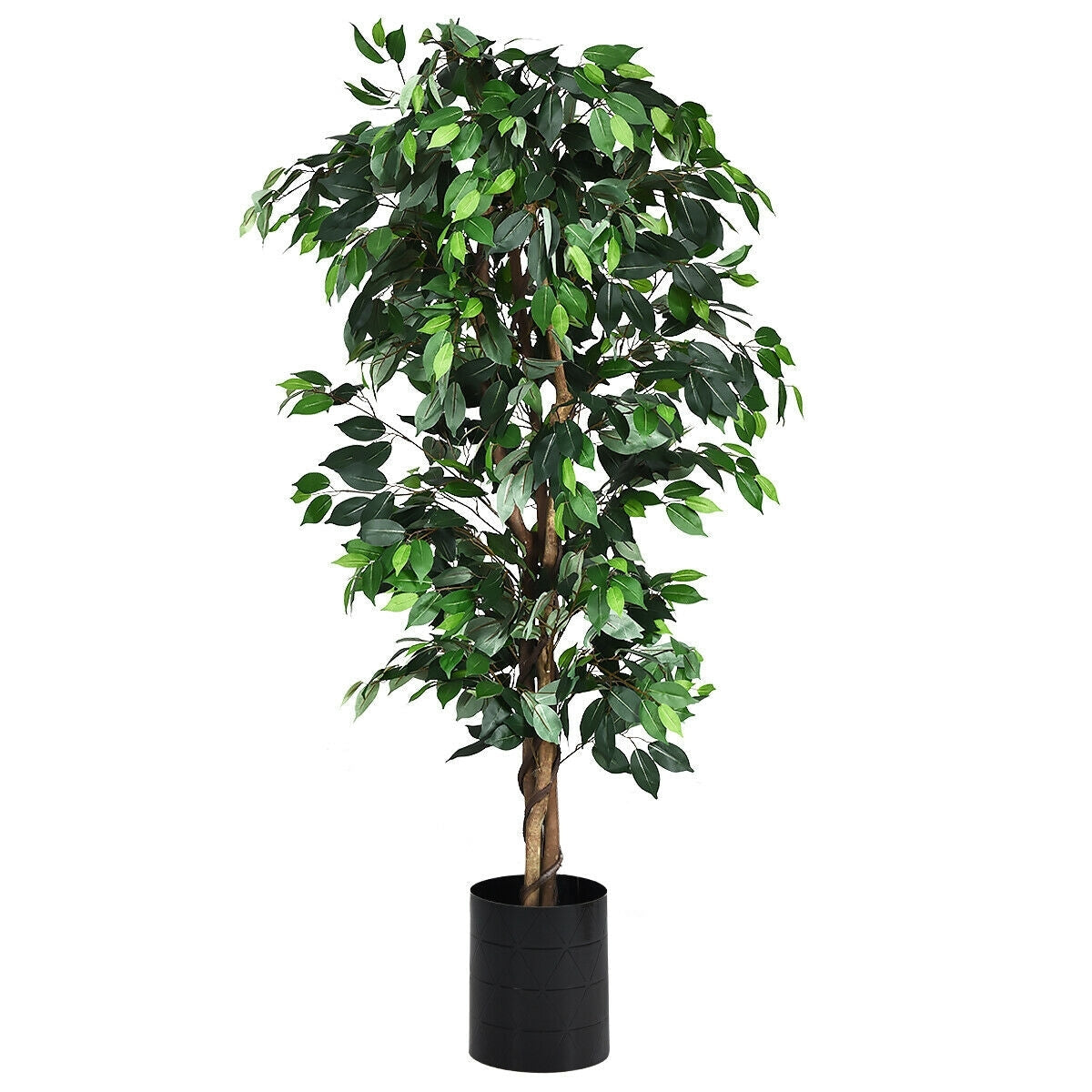 6 Feet Artificial Ficus Silk Tree - Color: Green LuxuryLifeWay Online Store