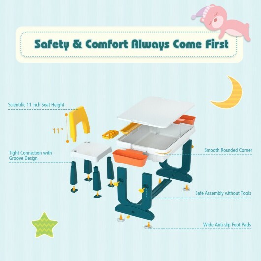 5-in-1 Kids Activity Table Set LuxuryLifeWay Online Store