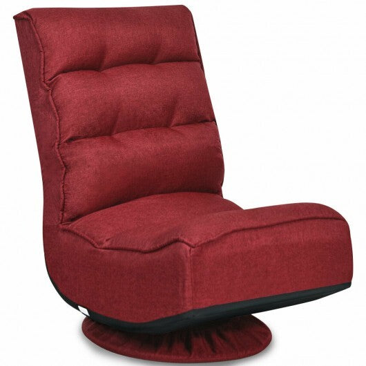 5-Position Folding Floor Gaming Chair-Navy LuxuryLifeWay Online Store
