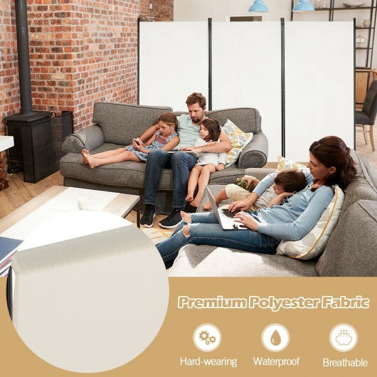 3-Panel Room Divider Folding Privacy Partition Screen for Office Room-Black