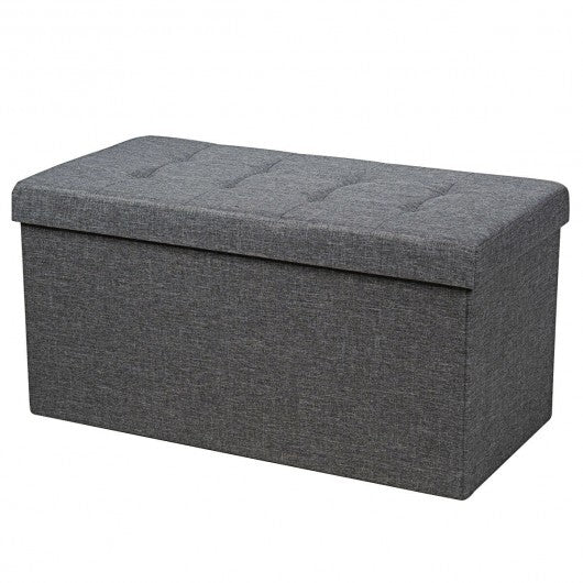31.5 Inch Fabric Foldable Storage with Removable Storage Bin-Light Gray LuxuryLifeWay Online Store