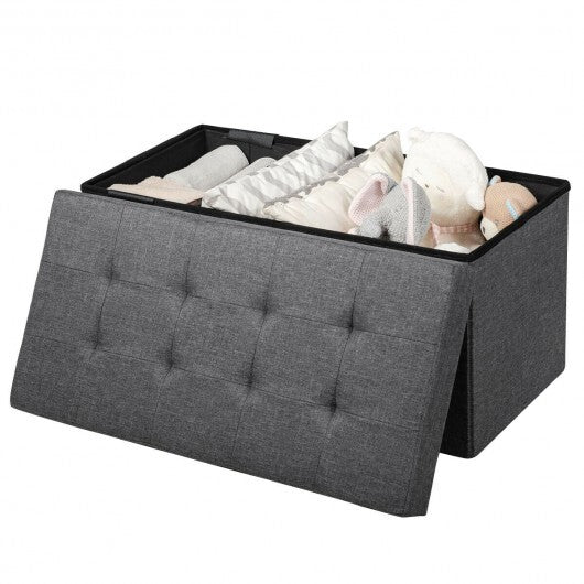 31.5 Inch Fabric Foldable Storage with Removable Storage Bin-Light Gray LuxuryLifeWay Online Store