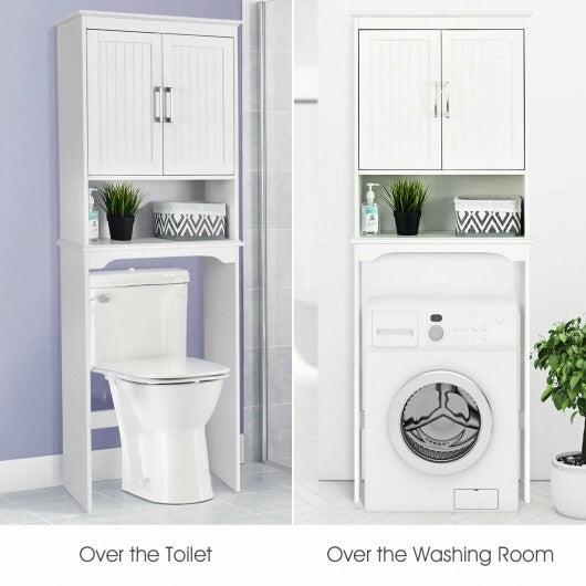 Over Toilet Space Saver Bathroom Organizer with Storage Cabinet LuxuryLifeWay Online Store