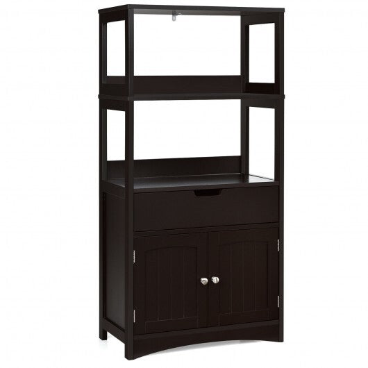 Bathroom Storage Cabinet with Drawer and Shelf Floor Cabinet LuxuryLifeWay Online Store