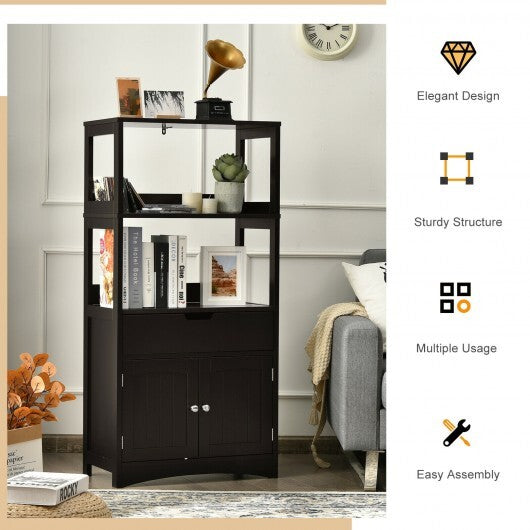 Bathroom Storage Cabinet with Drawer and Shelf Floor Cabinet LuxuryLifeWay Online Store