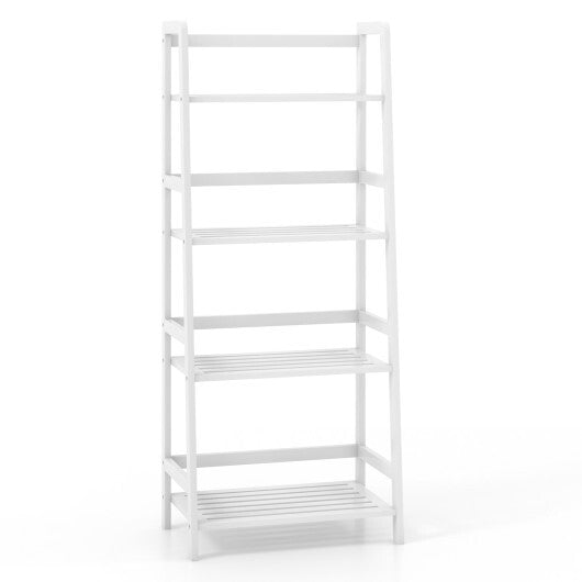 47.5 Inch 4-Tier Multifunctional Bamboo Bookcase Storage Stand Rack LuxuryLifeWay Online Store