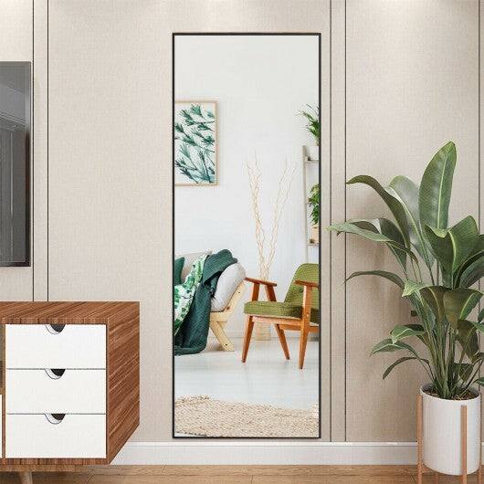 59 Inch Full Length Mirror Large Rectangle Bedroom Mirror-Golden LuxuryLifeWay Online Store