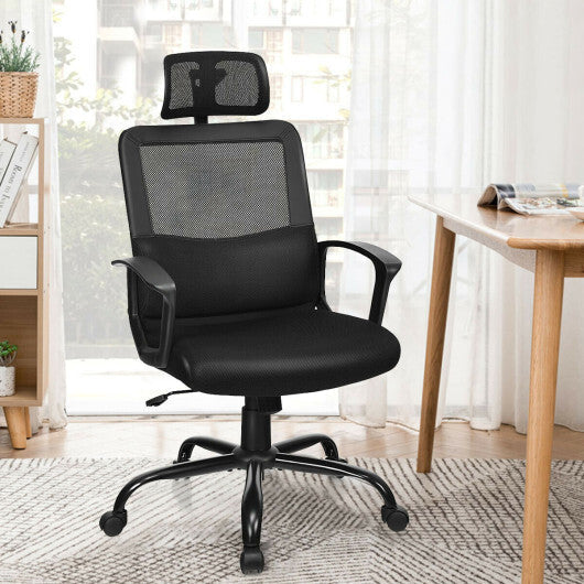 Mesh Office Chair High Back Ergonomic Swivel Chair - Color: Black LuxuryLifeWay Online Store