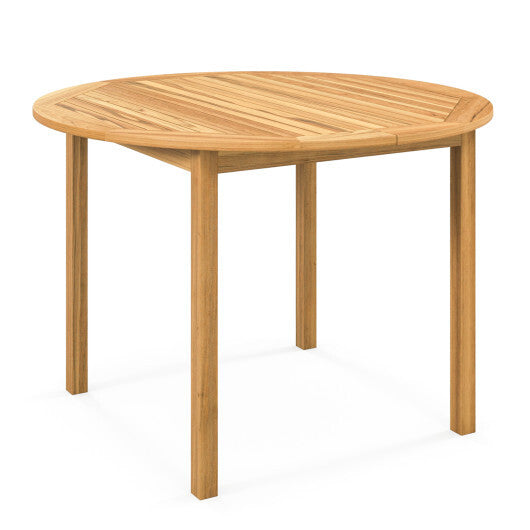 4-Person Large Round Outdoor Dining Table LuxuryLifeWay Online Store