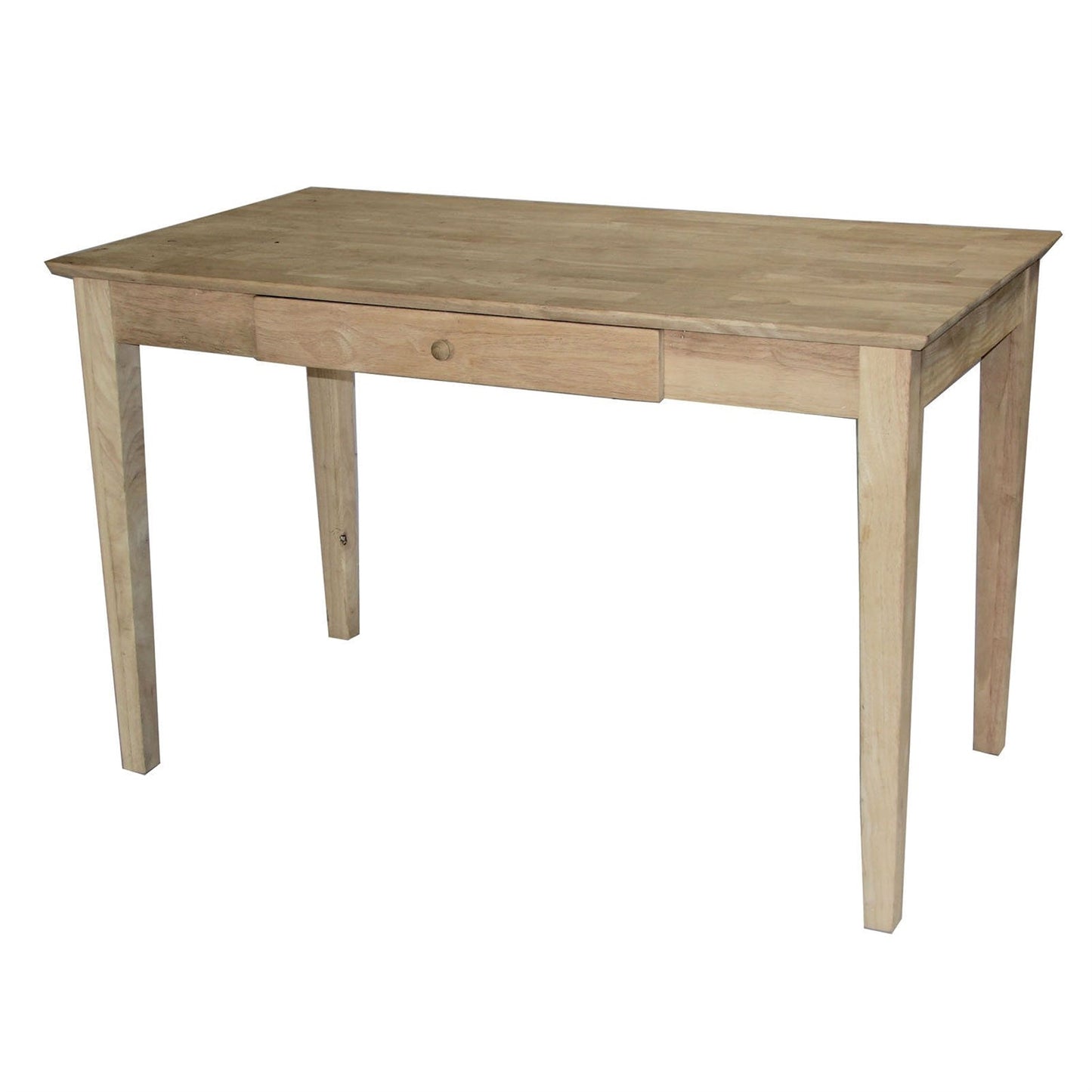 Unfinished Solid Wood Desk Laptop Computer Writing Table with Drawer LuxuryLifeWay Online Store