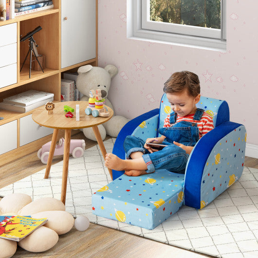 3 in 1 Convertible Flip Open Kids Sofa for Nap Play Sleep LuxuryLifeWay Online Store