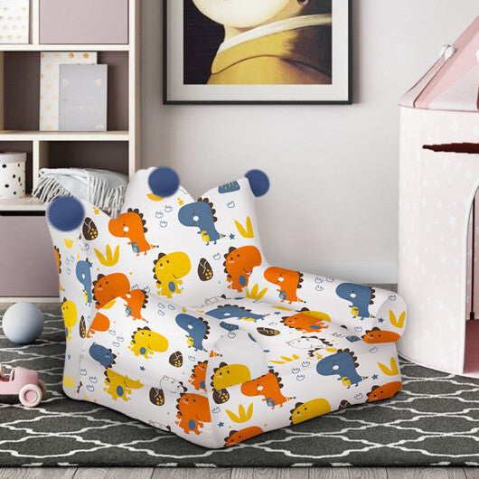 High-density Padding Kids Sofa with Armrest and Extra Pilow-Blue LuxuryLifeWay Online Store