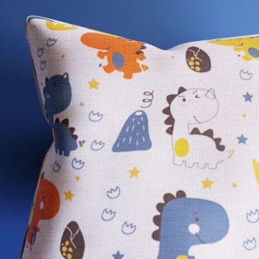 High-density Padding Kids Sofa with Armrest and Extra Pilow-Blue LuxuryLifeWay Online Store