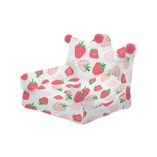 High-density Padding Kids Sofa with Armrest and Extra Pilow-Blue LuxuryLifeWay Online Store
