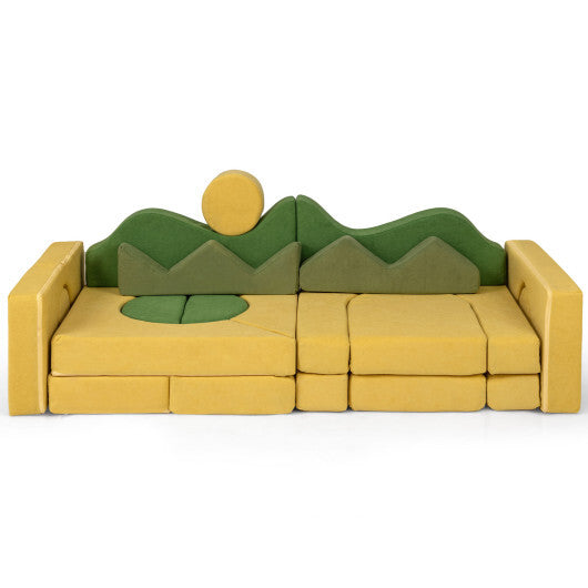19 Pieces Modular Kids Play Couch for Inspiring Creativity LuxuryLifeWay Online Store