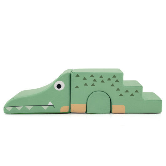 Convertible Kids Play Couch Sofa with Removable Velvet Covers-Pink LuxuryLifeWay Online Store