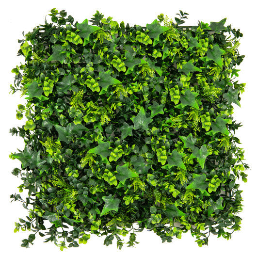12 Pieces 20 x 20 Inch Artificial Greenery Foliage Panels with Insertable Branches LuxuryLifeWay Online Store