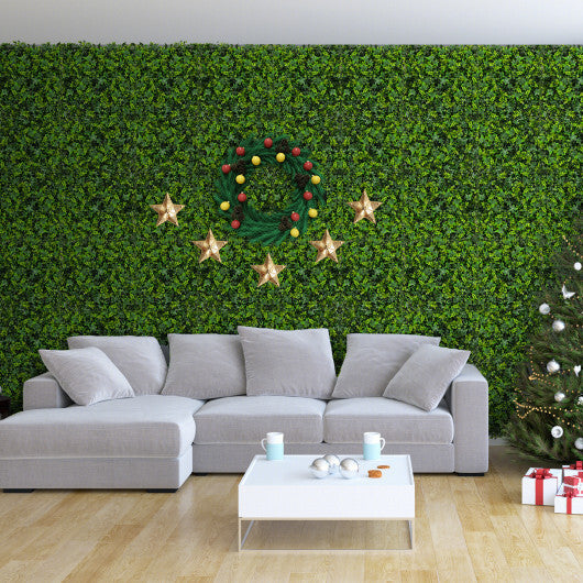 12 Pieces 20 x 20 Inch Artificial Greenery Foliage Panels with Insertable Branches LuxuryLifeWay Online Store