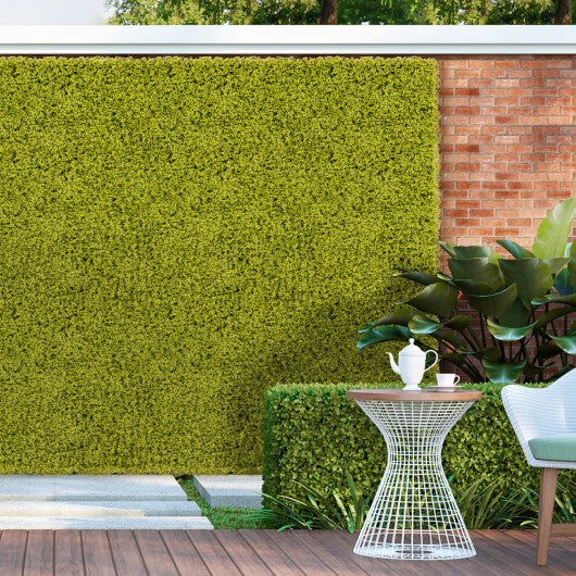 12 Pieces 20 x 20 inches Artificial Grass Wall Panels for Garden Yard Balcony-Light Green LuxuryLifeWay Online Store