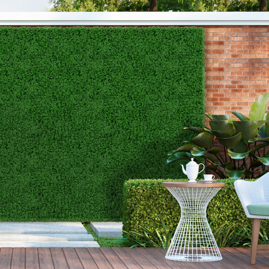 12 Pieces 20 x 20 inches Artificial Grass Wall Panels for Garden Yard Balcony-Light Green LuxuryLifeWay Online Store