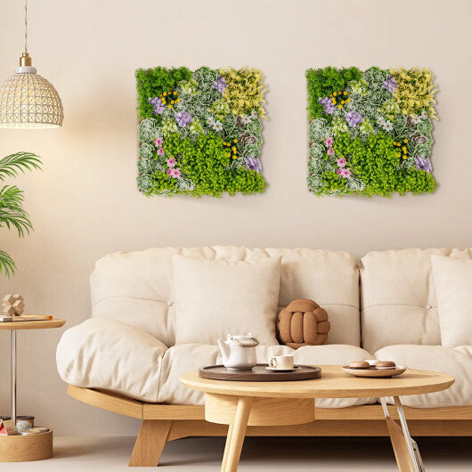 20" x 20" 3D Hanging Succulents with 10 Types of Mixed Faux Plants for Balcony Home LuxuryLifeWay Online Store