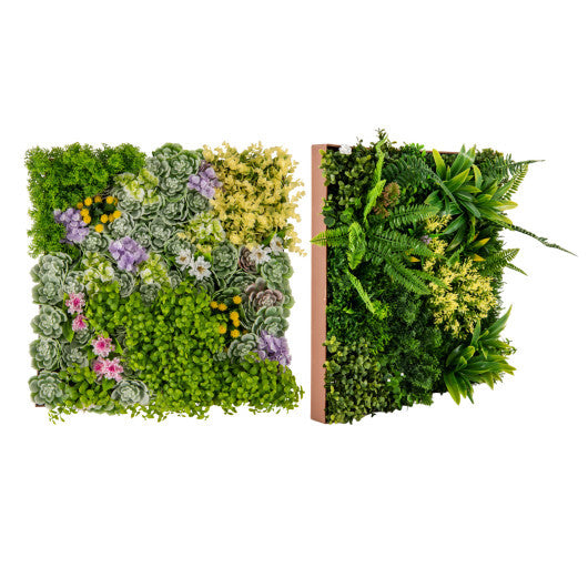 20" x 20" 3D Hanging Succulents with 10 Types of Mixed Faux Plants for Balcony Home LuxuryLifeWay Online Store