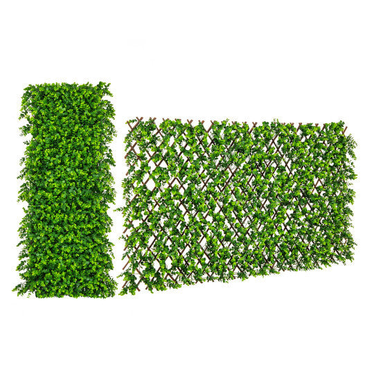 Expandable Fence Privacy Screen with Sun-Protective Artificial Hedge for Balcony Patio LuxuryLifeWay Online Store