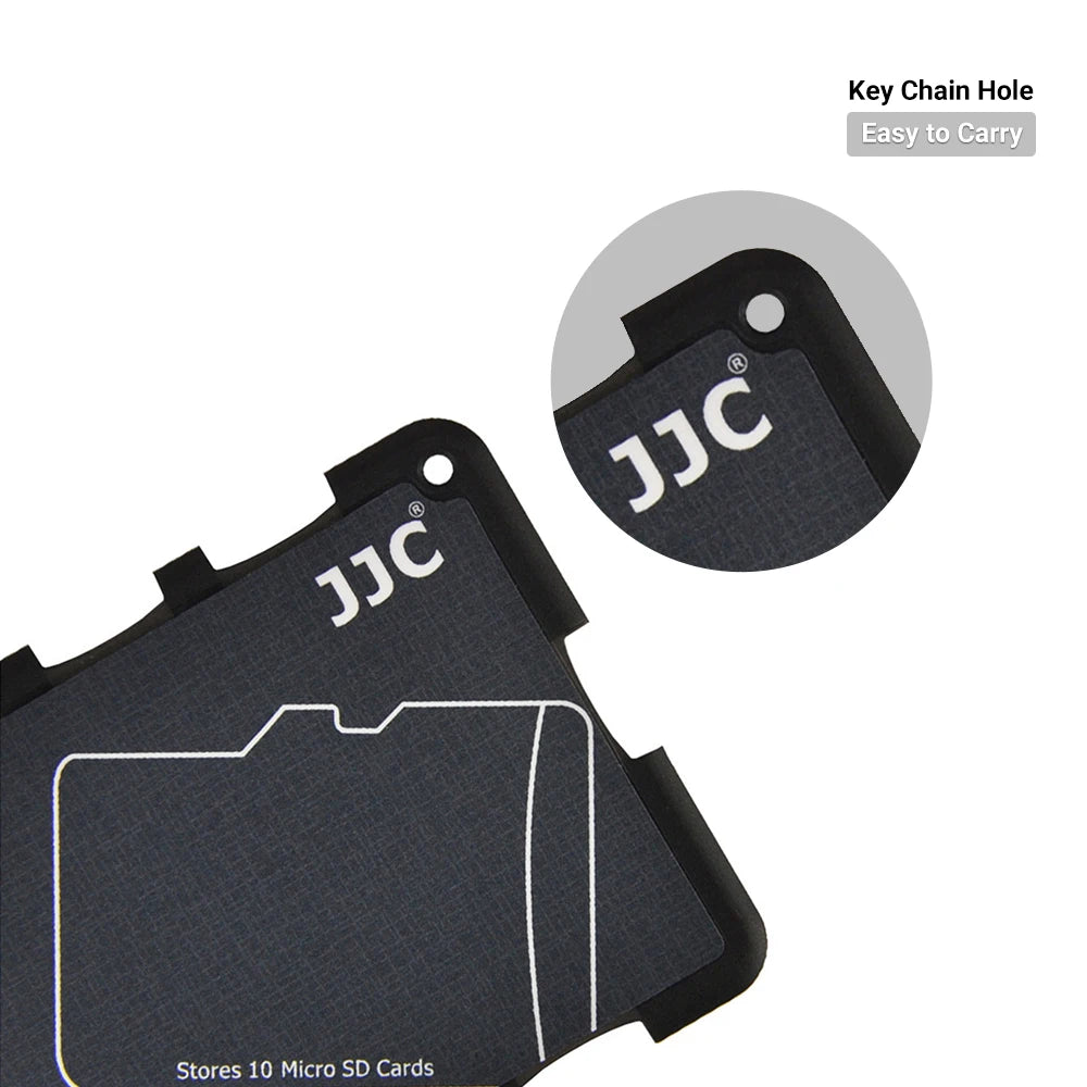 JJC Thin Micro SD Card Holder SD Card Case Wallet Credit Card Size for SD Micro SD TF Cards Hard Shell Camera Photo Accessories Pi-Mart
