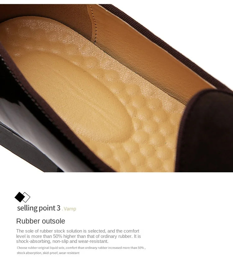 Patent Leather Loafers Men Dress Shoes Leather Italian Oxford Shoes for Men Wedding Dress Formal Slip on Shoes Men Office 2026 Pi-Mart