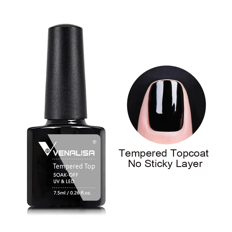 Venalisa HEMA TPO FREE Nail Gel Polish Glitter Gorgeous Full Coverage Soak Off UV LED French Nail Jelly Pink Nude Collection Tri Light Beauty