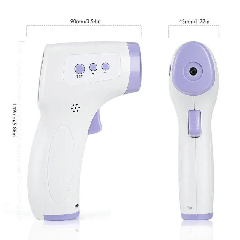 Baby Thermometer Infrared Digital LCD Body Measurement Forehead Ear Non-Contact Adult Fever IR Kids Termometro Tri Light Beauty