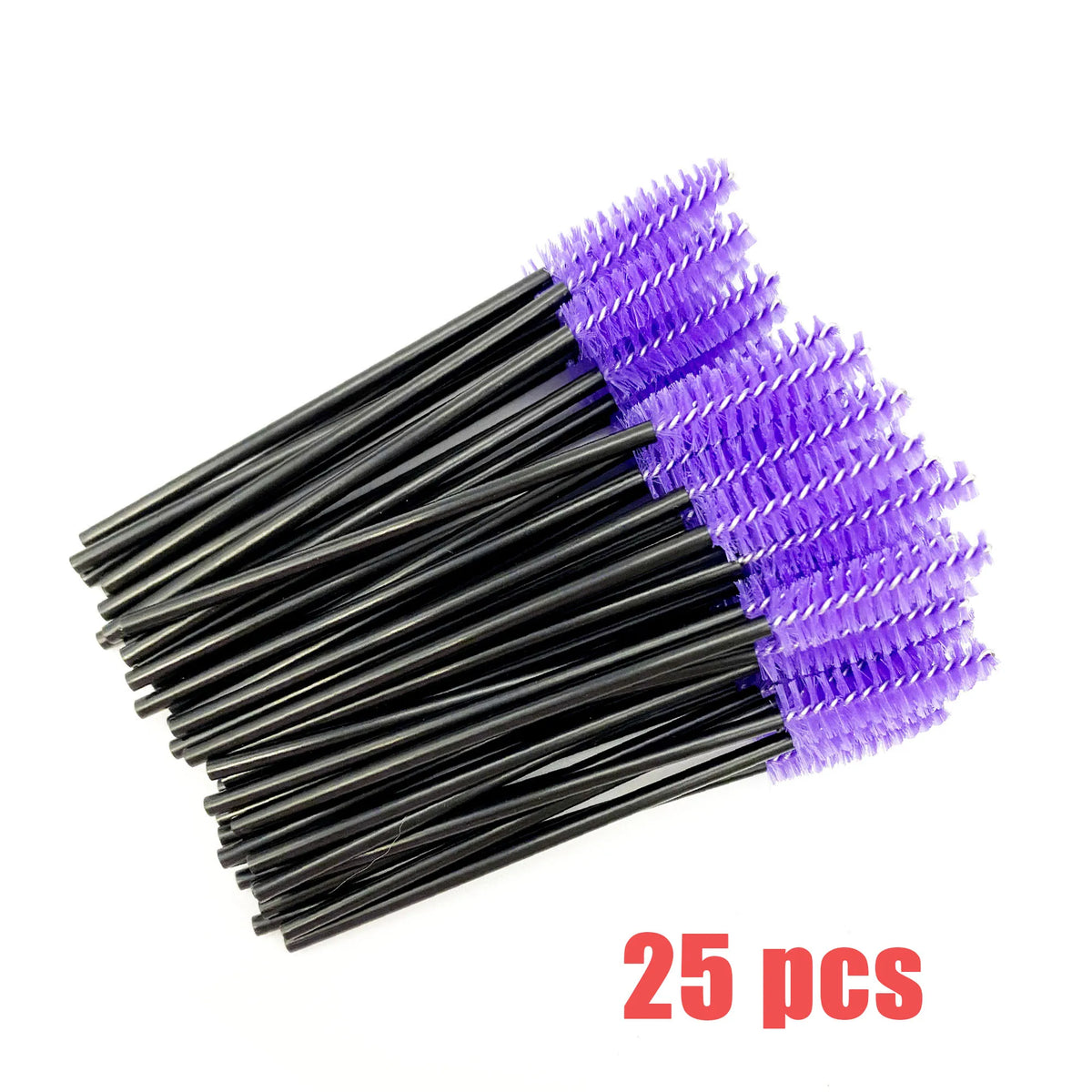 Disposable Eyelashes Brushes Crystal Diamond Handle Lash Brush Eyebrow Mascara Wands Eyelash Extension Supplies Makeup Tools Pi-Mart