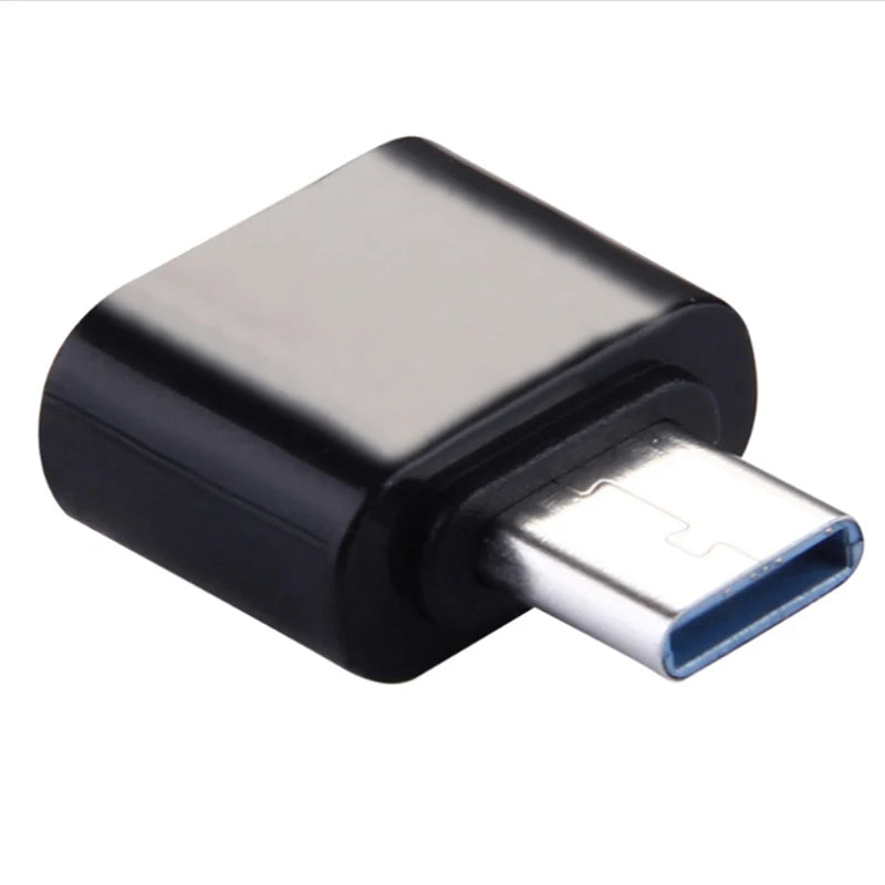 1/5 PCS New Universal Type-C to USB 2.0 OTG Adapter Connector for Mobile Phone USB2.0 Type C OTG Cable Adapter Pi-Mart