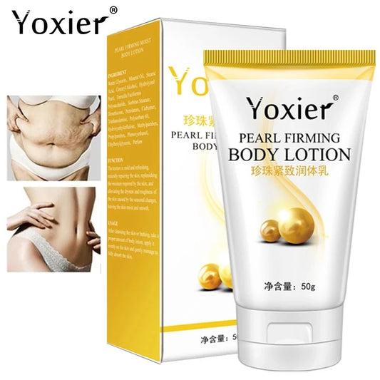 Yoxier Pearl Firming Body Lotion Slimming Cellulite Massage Remove Stretch Marks Cream Treatment Body Skin Care Health Lift Tool Pi-Mart