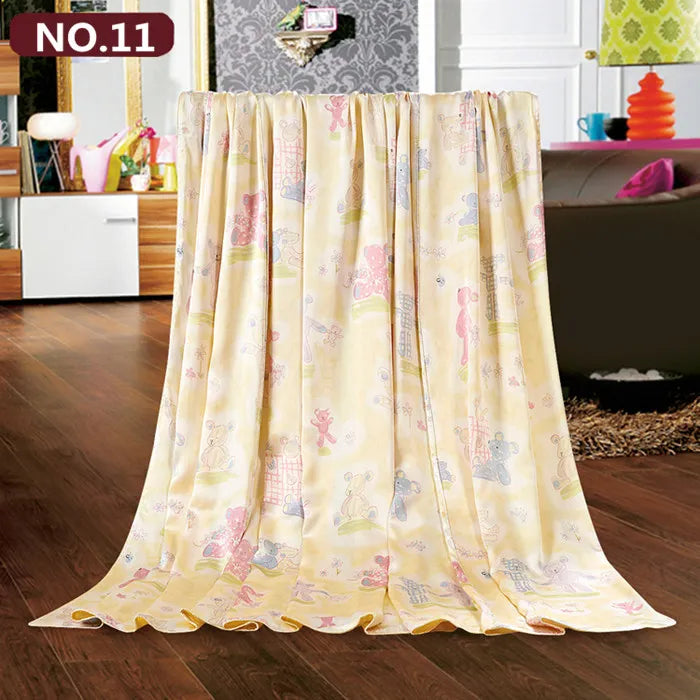 Duvet Cover 1PC Both Sides 100% Mulberry Silk Printed Colors Comfortable Sizes Can Be Customized Pi-Mart