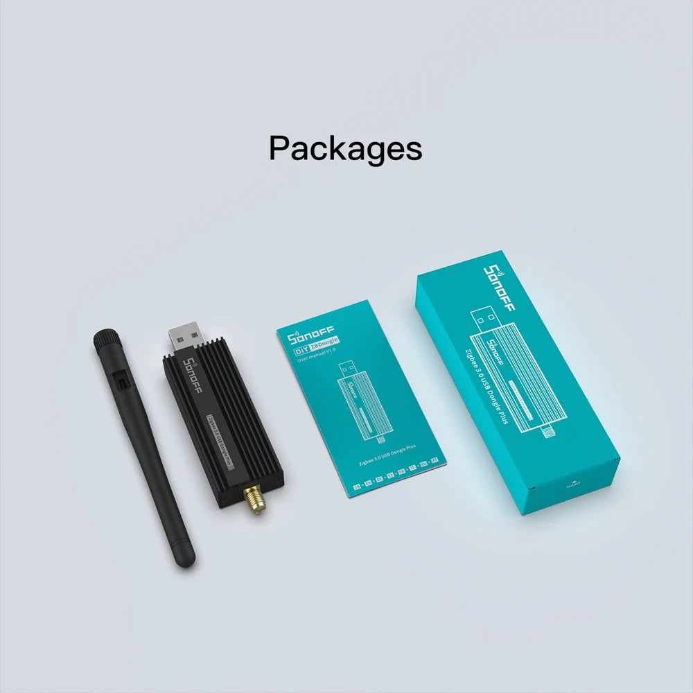 SONOFF ZB Dongle-P Zigbee 3.0 USB Dongle Plus Universal Zigbee Gateway Support via ZHA or Zigbee2MQTT Sonoff Zigbee Series Pi-Mart