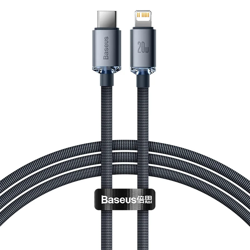 Baseus USB Type C PD 20W Cable for iPhone 14 13 12 Pro X 8 Fast USB C Cable for iPhone Charging Cable USB Type C Cable Wire Code Pi-Mart