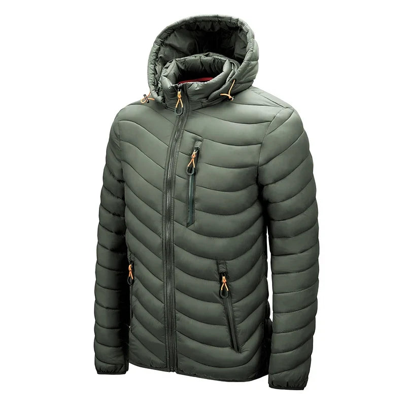 Warm Winter Jacket Men Windbreaker 2026 New Spring Hooded Soft Parkas Men's Fashion Casual High Quality Puffer Jacket Coat Male LadyShow.Store