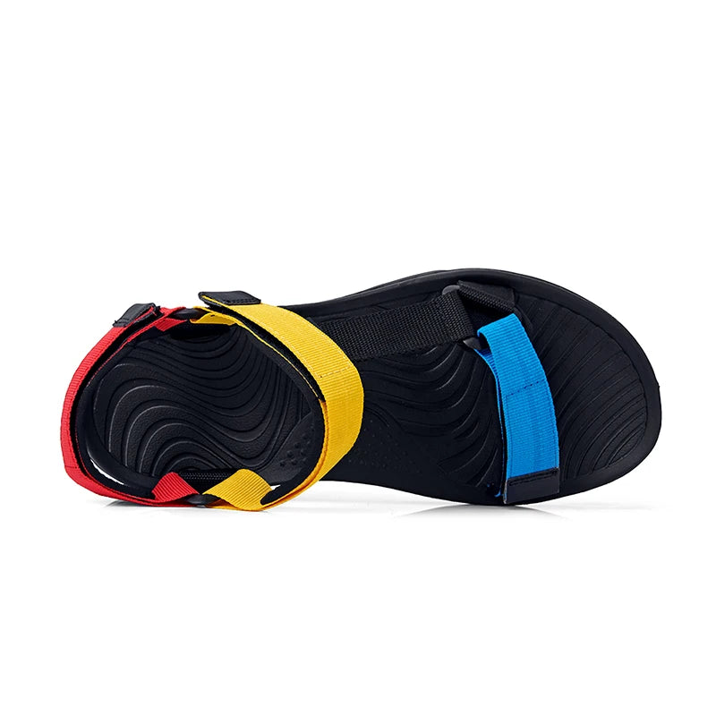2026 New Men Sandals Non-slip Summer Flip Flops High Quality Outdoor Beach Slippers Casual Shoes Cheap Men's shoes Water Shoes Pi-Mart